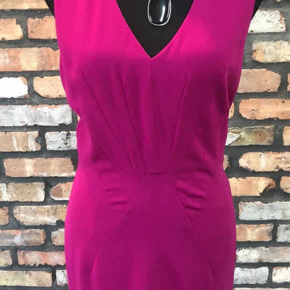 Poppy Lark - Maroon Sleeveless Sheath - Size Small - Picture 5 of 6